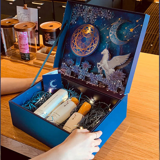 3D Relief Stereo Reuseable Luxury Gift Box Set Birthday Gift Box for