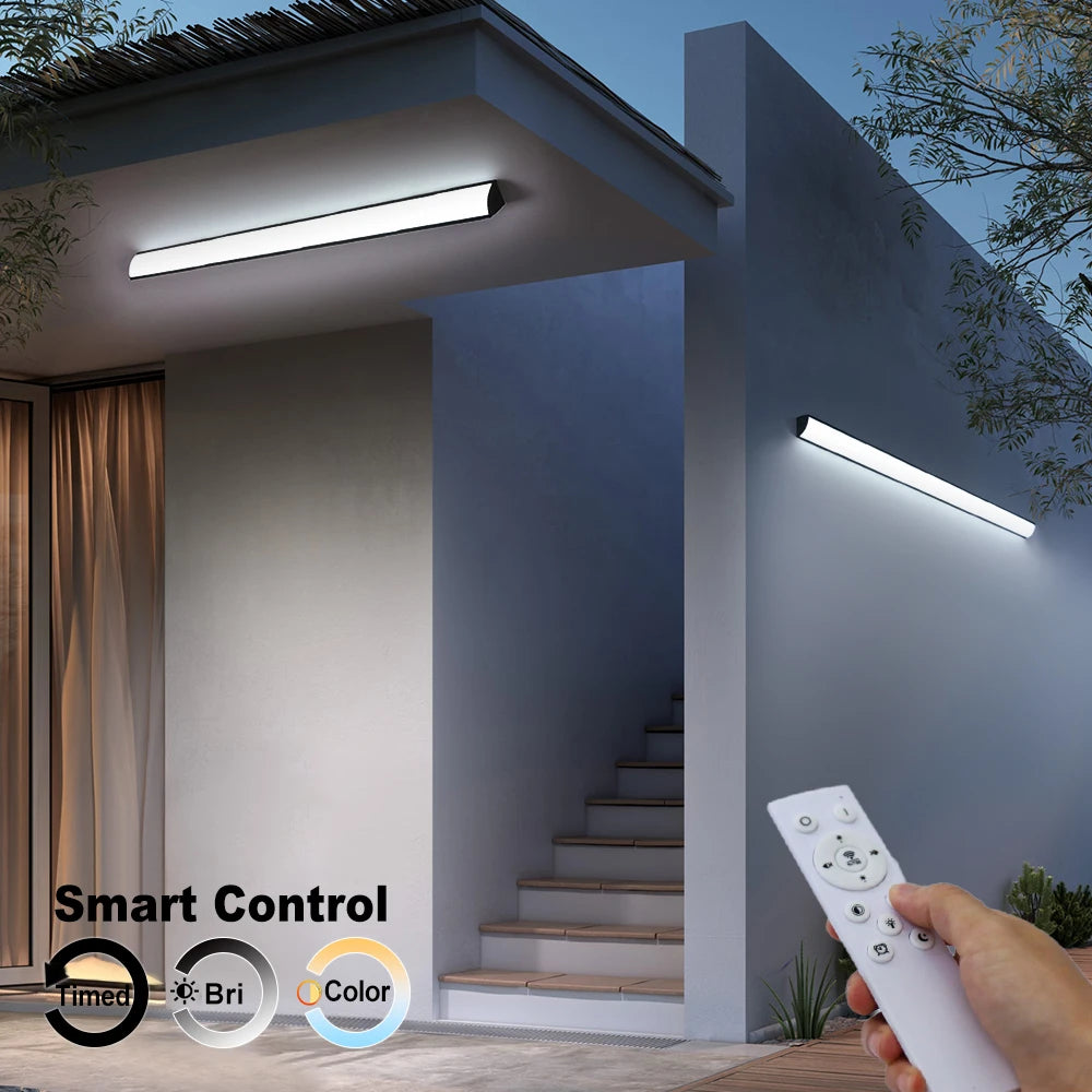 Garden LED Outdoor Wall Light IP65 Waterproof Smart APP/Remote Control