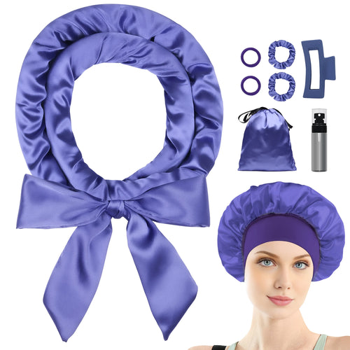 Satin Heatless Curling Set Heatless Curls Overnight Hair Curler 70" No