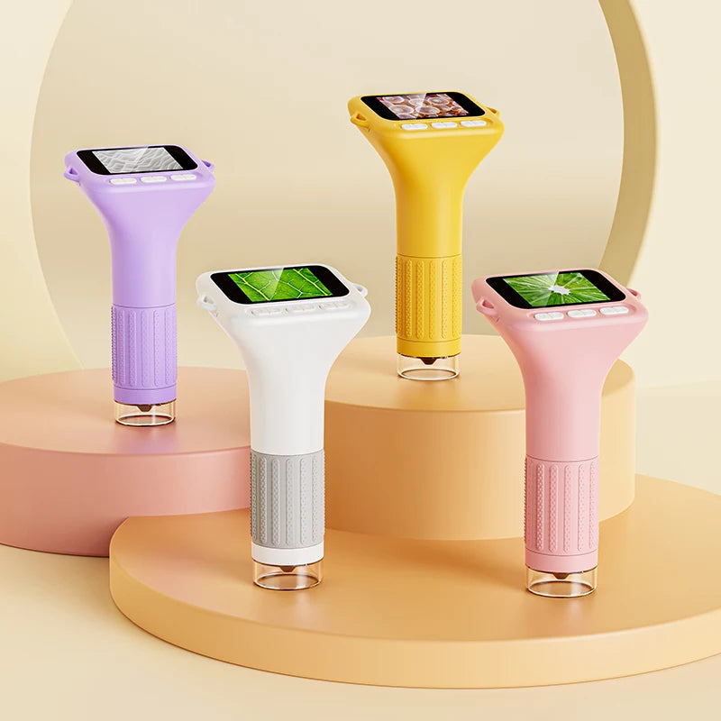 1000X 1080P 2inch screen Digital Handheld Kids Microscope, Mini