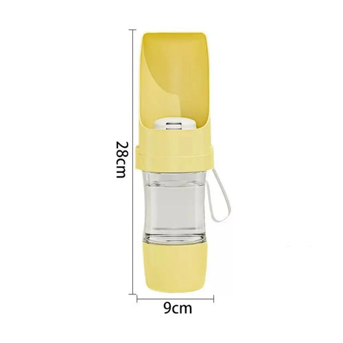 Portable Leakproof Dog Water Bottle - Durable Plastic Pet Hydration