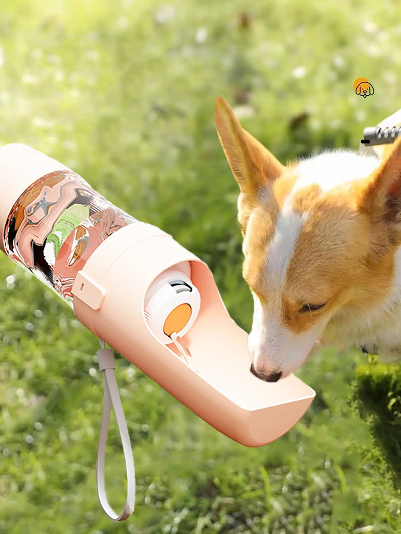 Portable Leakproof Dog Water Bottle - Durable Plastic Pet Hydration