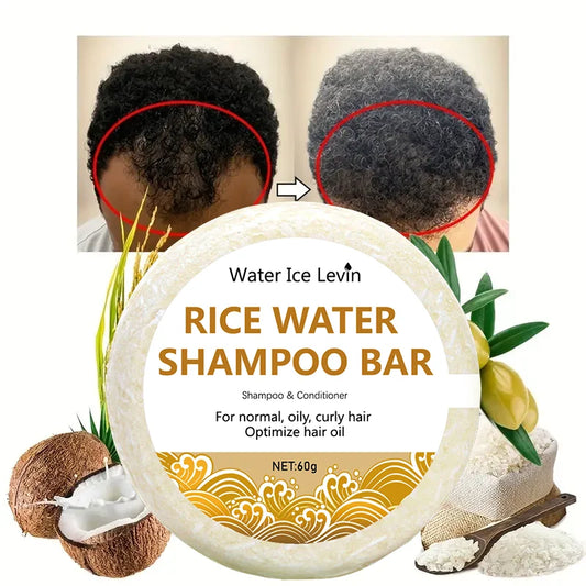 Organic Rice Shampoo Soap Bar Oil Free Conditioning Soap Rice Water