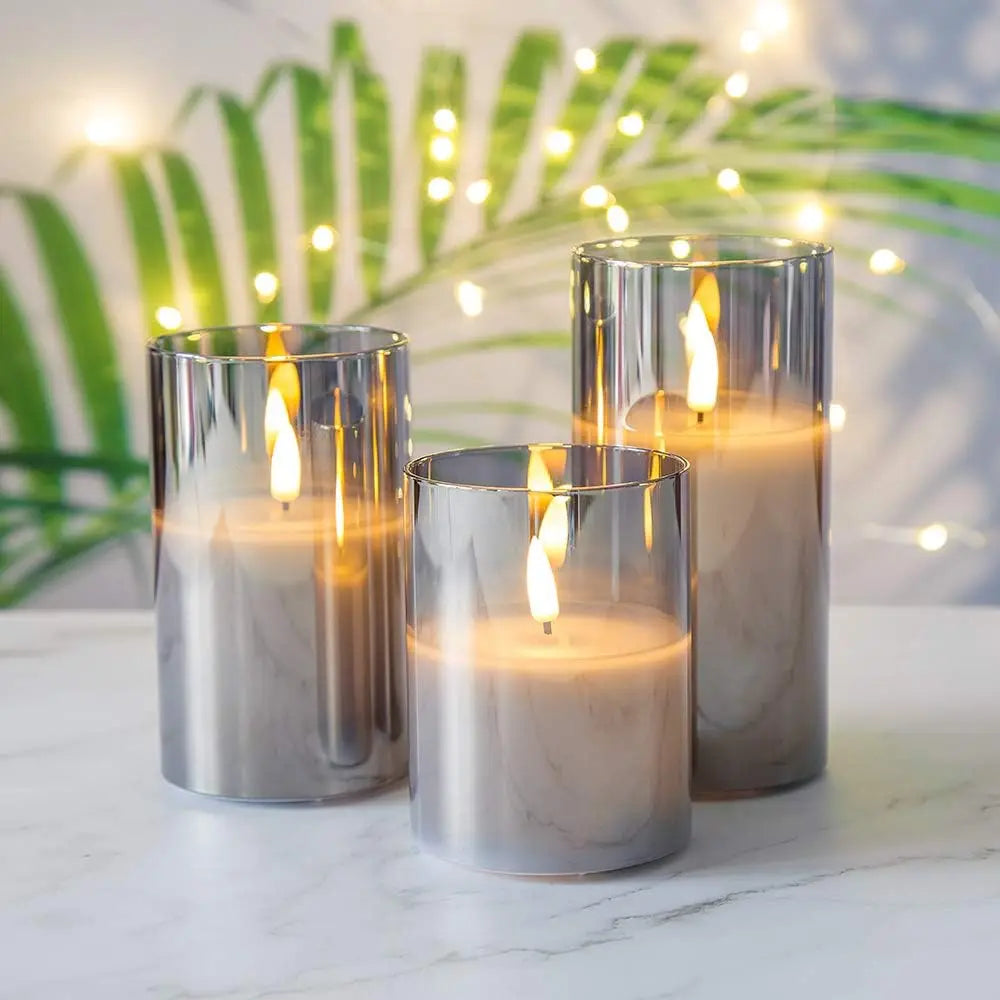 LED Flameless Candles with Remote Timer Realistic Flickering Flame