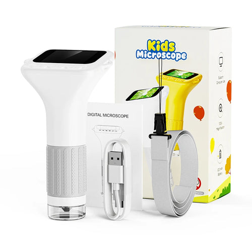 1000X 1080P 2inch screen Digital Handheld Kids Microscope, Mini