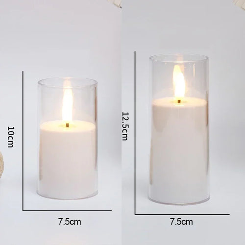 LED Flameless Candles with Remote Timer Realistic Flickering Flame