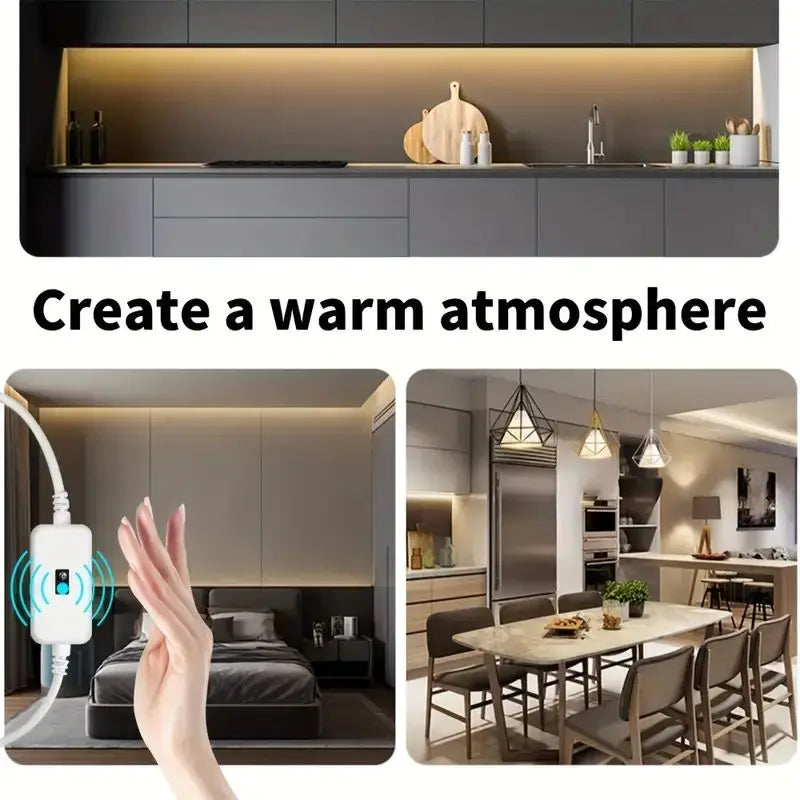 Neon LED Light Strip 5V USB Smart Gesture Sensor Dimmer Switch