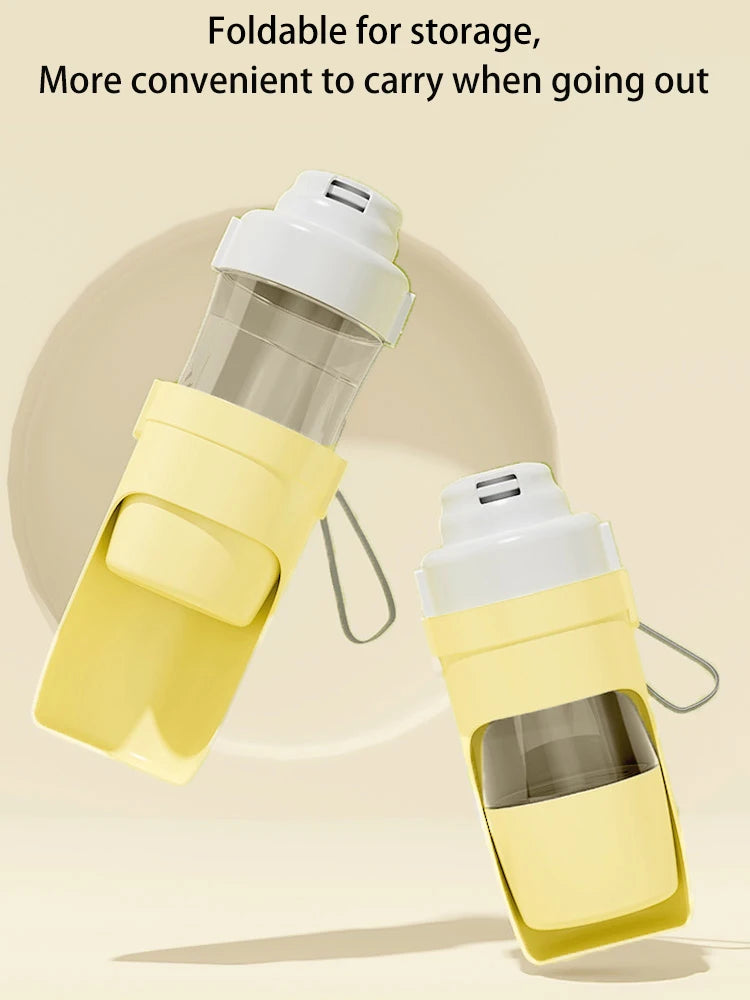 Portable Leakproof Dog Water Bottle - Durable Plastic Pet Hydration